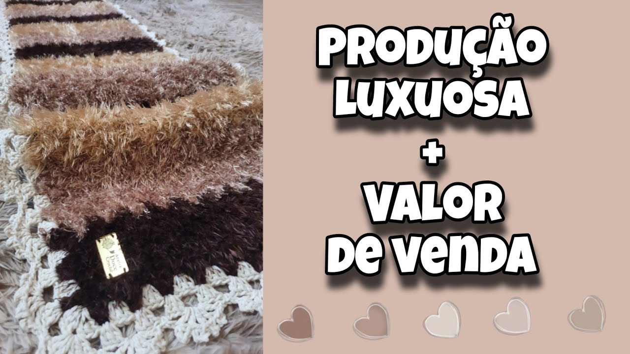 Passadeira Ternura l Produção e Valor @ateliedocecroche6603