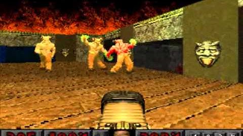 DOOM (PSX) - Baron Of Hell/Hellknight Infighting