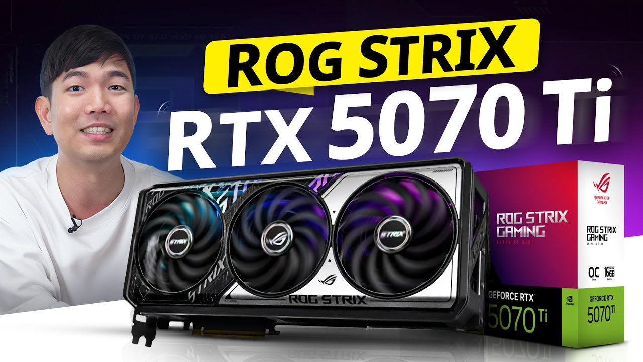รีวิว ASUS ROG STRIX RTX 5070 TI 16GB การ์ดจอสายสุด 2K สวย เย็น แรง Overclock ต่อสบายๆ
