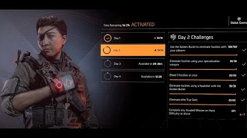 The Division 2 -  "Easy/Fast Way" | Golden Bullet - Day 2 Challenges: Bleed 3 Hostiles At Once.