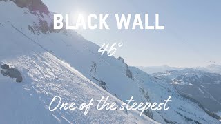 Black Wall, one of the steepest I Glacier 3000, Switzerland Resimi
