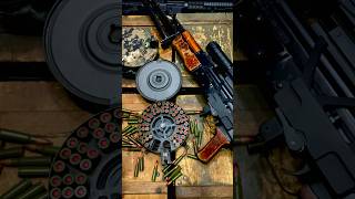 Powering Rpk 47 With 75 Rounds Drum Magazine Loading 7.62X39 Drum Magazine Asmr