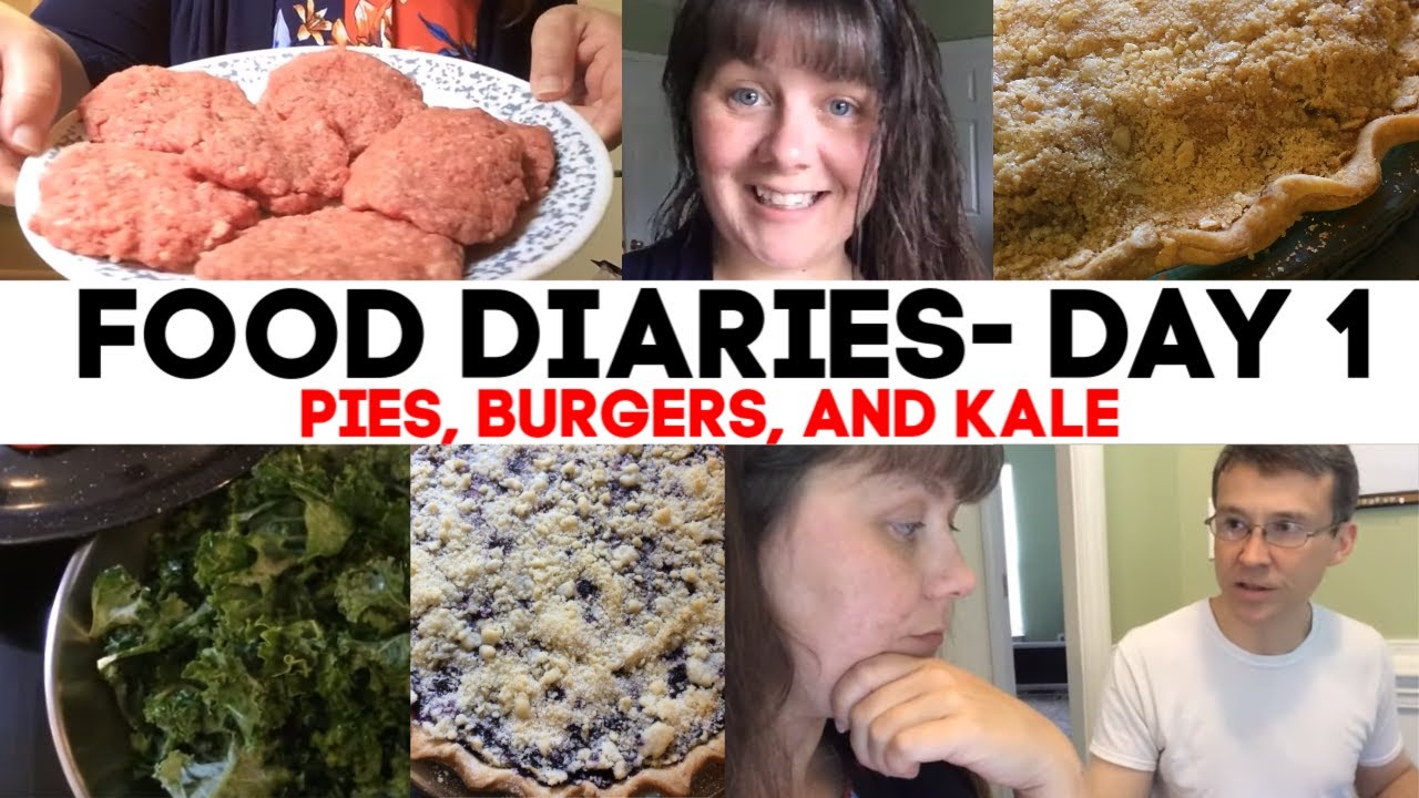 Food Diaries Day 1- Pies, Burgers, and Kale- August 2019