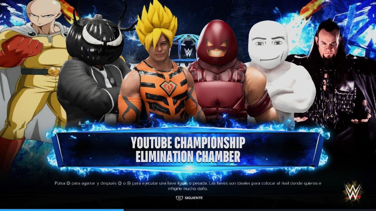 Elimination Chamber por el título de YouTube