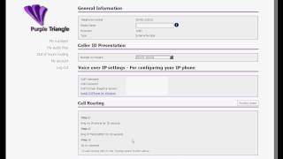 How to Set your Phone settings for your Purple Telephone VoIP Account screenshot 5