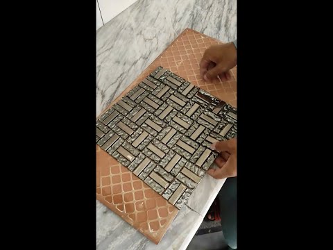 Video: Decorative mosaic - the highlight of the interior