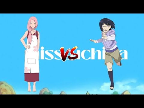 hinata vs sakura #anime #hinata #vs #sakura #narutoshippuden #boruto #youtube #battle