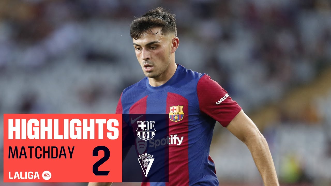 ⁣Resumen de FC Barcelona vs Cádiz CF (2-0)