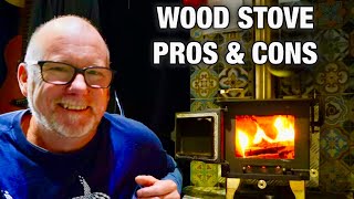 VAN LIFE Pros and Cons of having a wood burning stove in a camper van