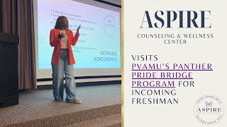 Visiting the PVAMU Panther Pride Bridge Program