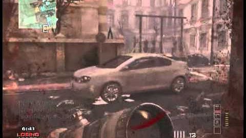 Call of Duty MW3 double kill 1 shot