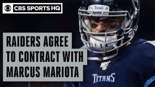 The las vegas raiders have agreed to a deal with former titans
quarterback marcus mariota, according nfl network's ian rapoport.
parameters of the...