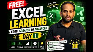 Absolute Reference Vs. Relative Reference in Excel | Learn Excel for Free from Scratch | Day 1 screenshot 4
