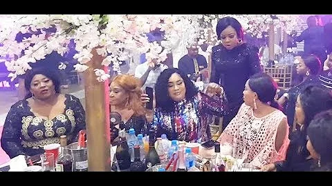 Check-Out Liz Da Silva's Sparkling Dress At Zanzee's Birthday As She Greets Mercy Aigbe, Bimbo Oshin