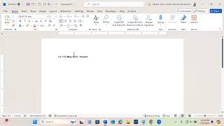 How to Right Align Dates in Microsoft Word
