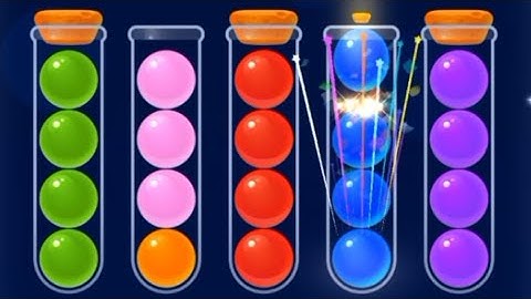 Crazy Ball Sort Puzzle – So Satisfying to Watch! 🔴🟡🟢🔵🟣