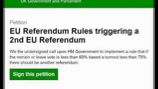 Brexit petition - есть третий миллион !!!