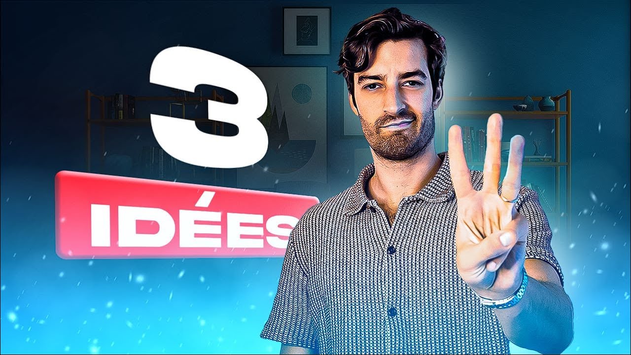 3 idées de STARTUP à TESTER 💸