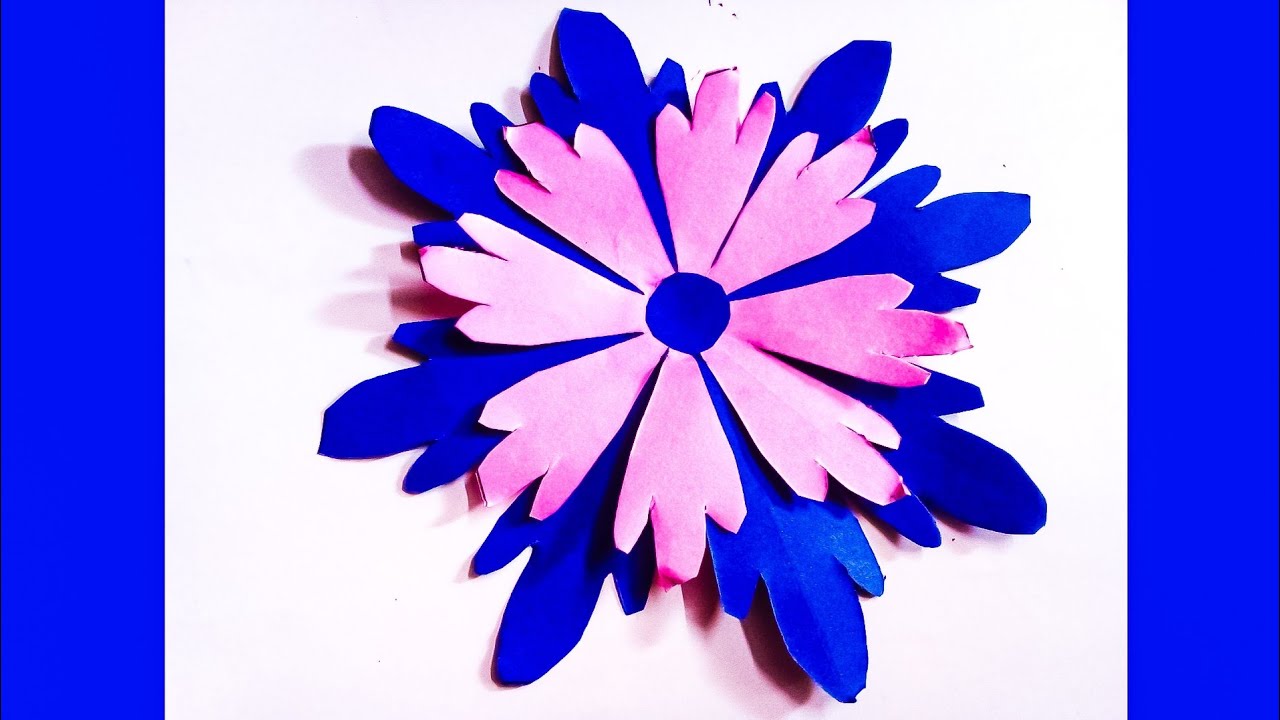 How To Make Paper Flower Very Easy l Paper Flower Making Idea l Flower