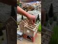 Day 10: How I Built a Mini House 🏠 Miniature Building #shorts #mini #diy #building