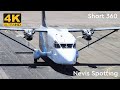 (4K) Nevis Spotting / Air Cargo Carriers Short 360 / Arrival / Taxi for Departure From Nevis !!