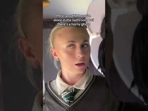 moaning myrtle is obsessed with draco #harrypotter #dracomalfoy #moaningmyrtle #hogwarts #pov