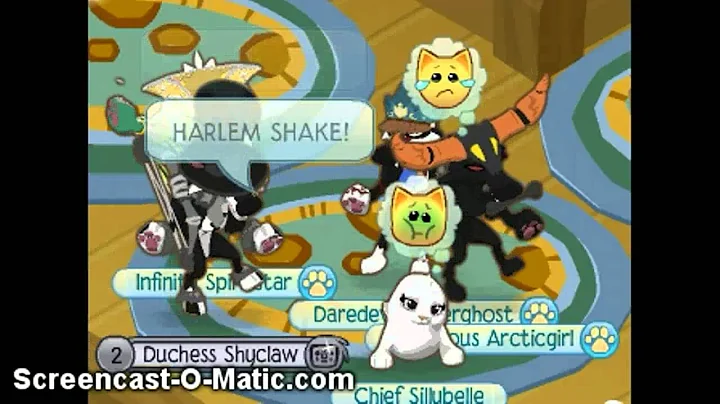 HARLEM SHAKE! no music _animaljam.com_