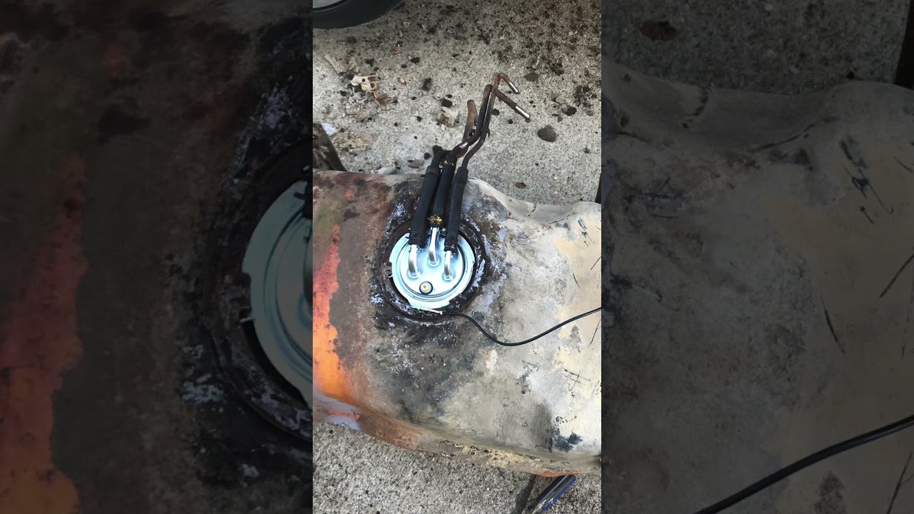 Installing C10 fuel sending Unit.