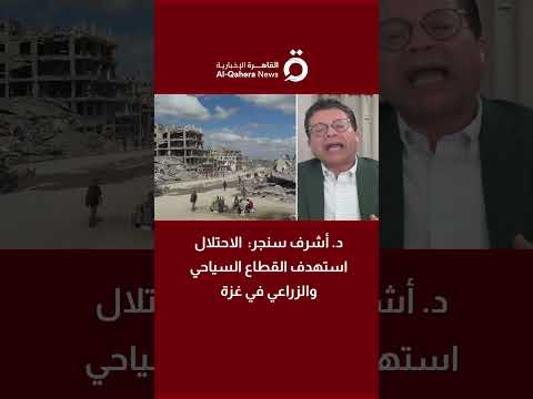 د أشرف سنجر خبير السياسات الدولية الاحتلال استهدف القطاع السياحي والزراعي في غزة