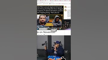 Drake Says Universal Music and Spotify ‘Artificially Inflated’ Kendrick Lamar’s Numbers #swiftyblue