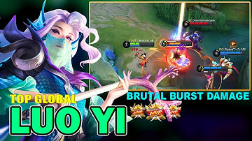 Luo Yi Brutal Burst Damage - Build Top Global Luo Yi Gameplay ~ MLBB