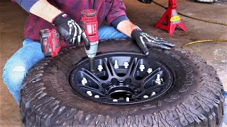 Street Legal Jeep Beadlock Wheels  How to Mount Rock Monsters