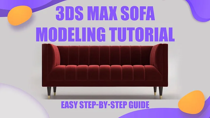 3D Sofa Tutorial for Beginners (Quick & Simple)