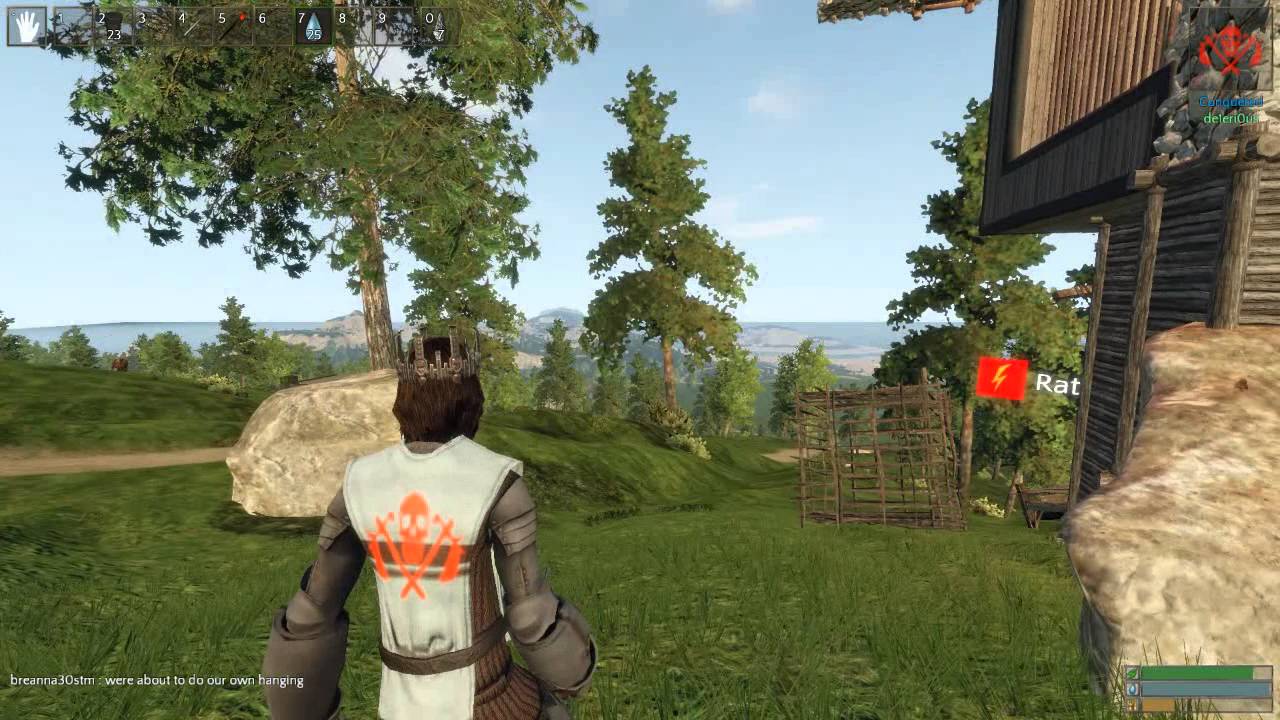 Reign Of Kings HANGING AND TORCHERING A CRAZY MAN