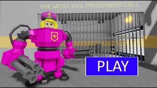 ROBOT POLICE GIRL BARRY'S PRISON RUN! (FIRST PERSON OBBY!)