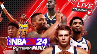 เล่นเป็นมาสอนหน่อย !! 🔴Live NBA2K Myteam Mobile