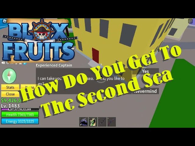 How to reach SECOND SEA(NEW WORLD) in Bloxfruits 