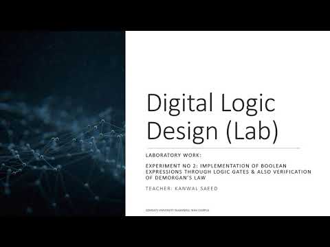 EEE241 DLD lab 2 Implementation of a Boolean function and verification ...