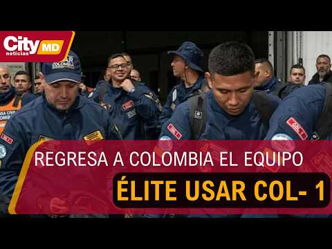 ⁣Regresa a Colombia el equipo élite USAR COL- 1 tras asistir la tragedia en Venezuela | CityTv
