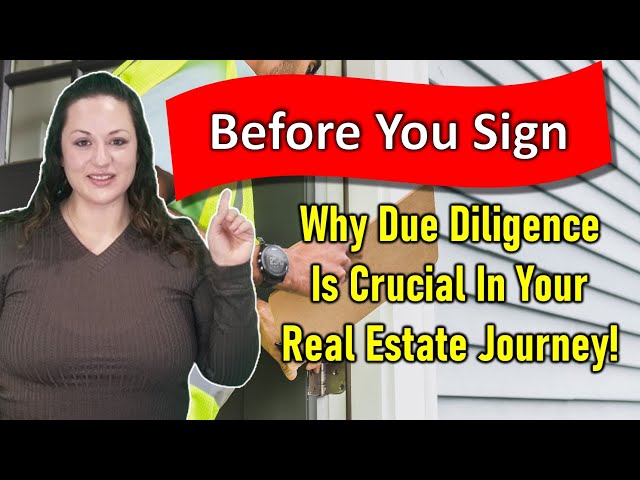 🏡🔍 Before You Sign: Why Due Diligence Is Crucial in Your Real Estate Journey! 📝🔒