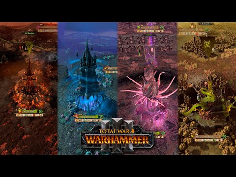 Видео: Total War: Warhammer 3 - The Old World - Beta Глобальное обновление 3.0 (Царства Хаоса)