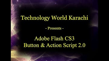 Adobe Flash CS3 ( Button & Action Script 2.0 )