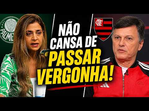 Leila pereira não esquece o FLAMENGO mesmo!! MAURO CEZAR DETONA FALA DE LEILA PEREIRA.