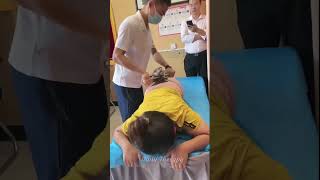 Waist and leg pain technique #neck #shoulder #massage #relax