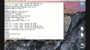 Creating a Simple Maven Web Application