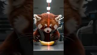 Red Panda Emotional Support Banana | Cute Viral Short