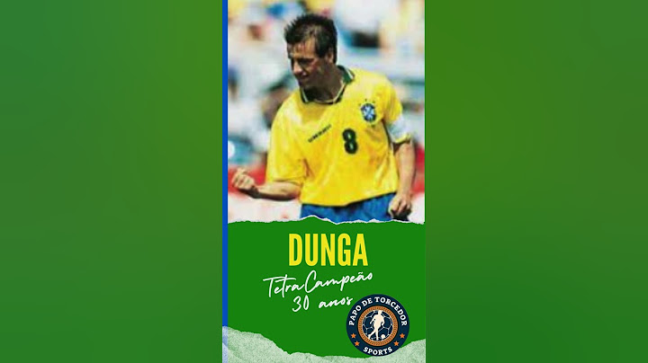 BRASIL TETRACAMPEÃO MUNDIAL DE FUTEBOL EM 1994 - DUNGA
