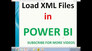 Load Xml Files in Power BI