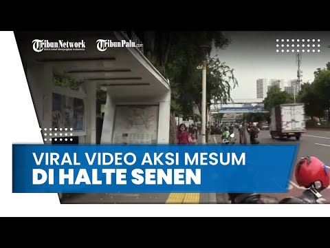 Viral Video Sejoli Mesum di Halte Bus Senen Jakarta, Ini Penjelasan Polisi