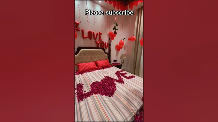 Romantic Room Decoration with Balloons & Roses | Surprise Setup in Delhi NCR #shortvideo #roomdecor